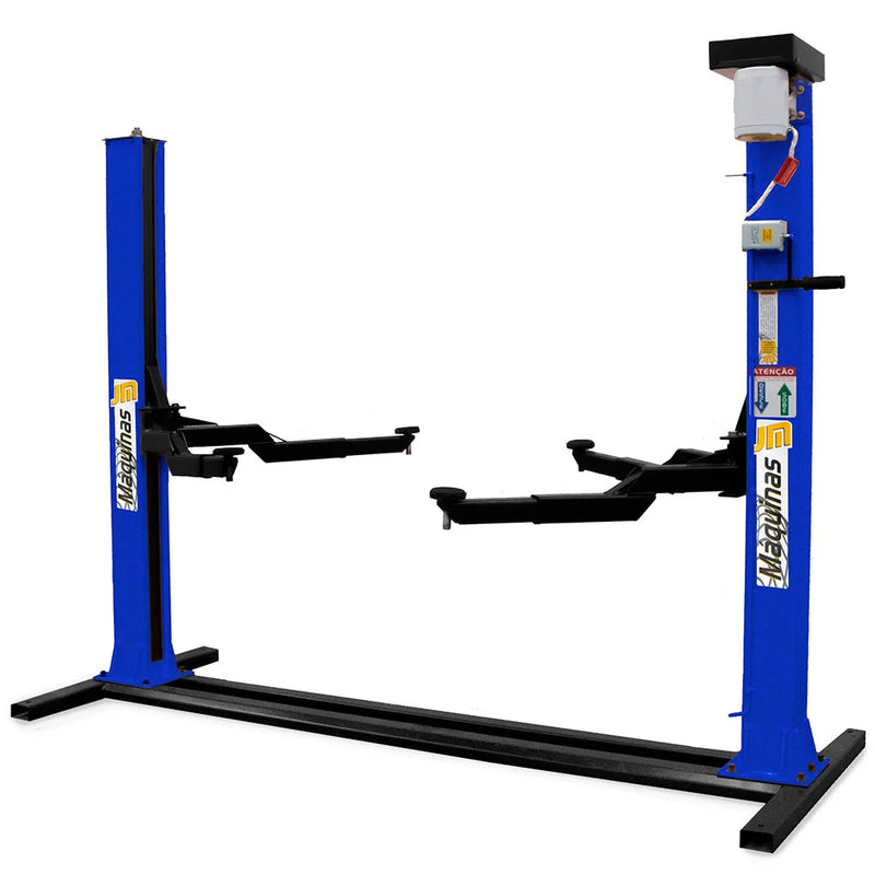Elevador Automotivo Azul 2700kg com Lubrificação a Óleo 380V Trifásico JM MAQUINAS-6506