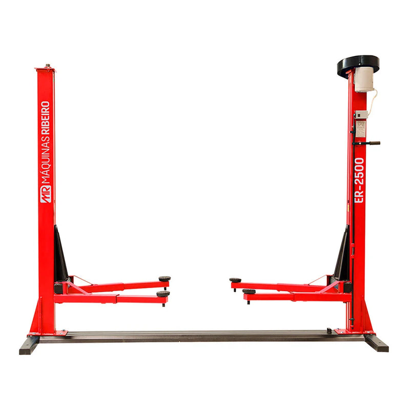 Elevador Automotivo 2500Kg Vermelho Trifásico ER2500 MAQUINAS RIBEIRO-102103