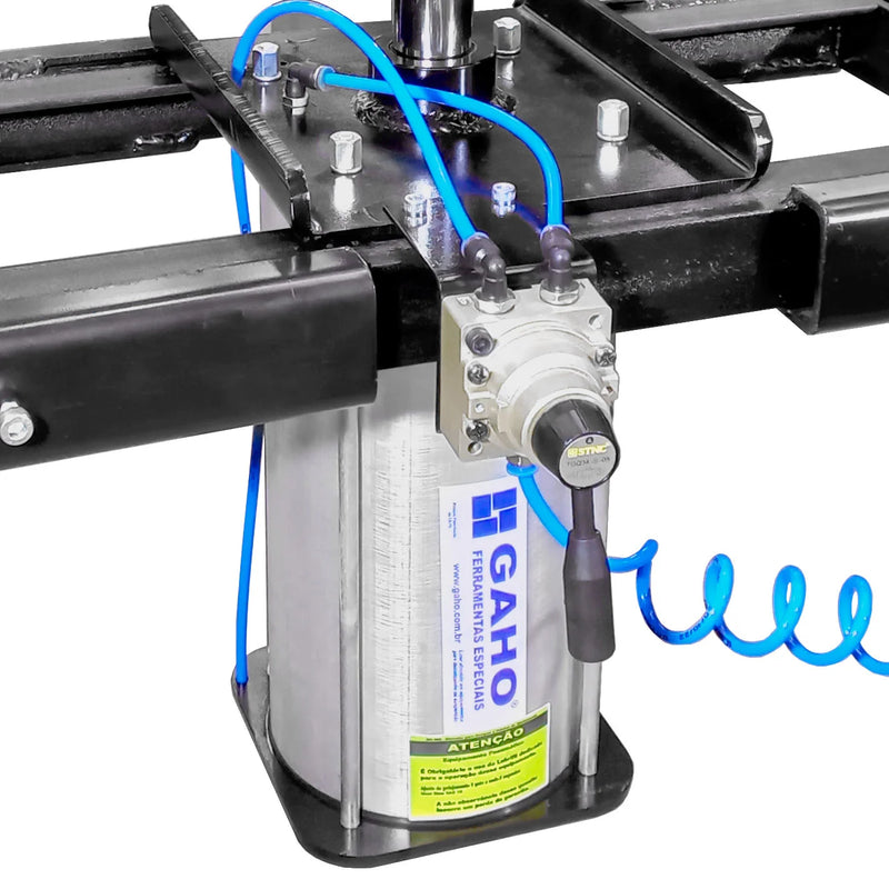 Macaco Pneumático 2 Toneladas Roda Livre para Rampas e Valetas de Alinhamento GH-400 GAHO-365