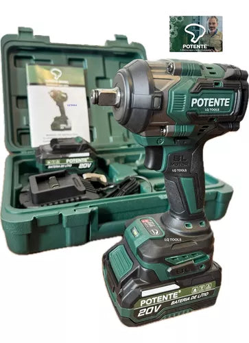 Chave De Impacto A Bateria 1/2 - 89,7kg P/ Carro - Potente